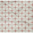 thumbnail image 4 of oneOone Cotton Poplin Twill Pastel Red Fabric Geometric Check Sewing Craft Projects Fabric Prints by Yard 56 Inch Wide, 4 of 4