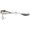 Black/Silver, variant on Fishlab Bio Shad Willow Tailspin Tail Spinner 1.5 Perch