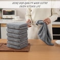 thumbnail image 3 of 12-Pack Washcloths Set, 13"x13" Luxurious Dish Towels Ultra Soft Face Towels Quick Dry Kitchen Towel Bundle Absorbent Wash Cloths(Dark Gray), 3 of 6