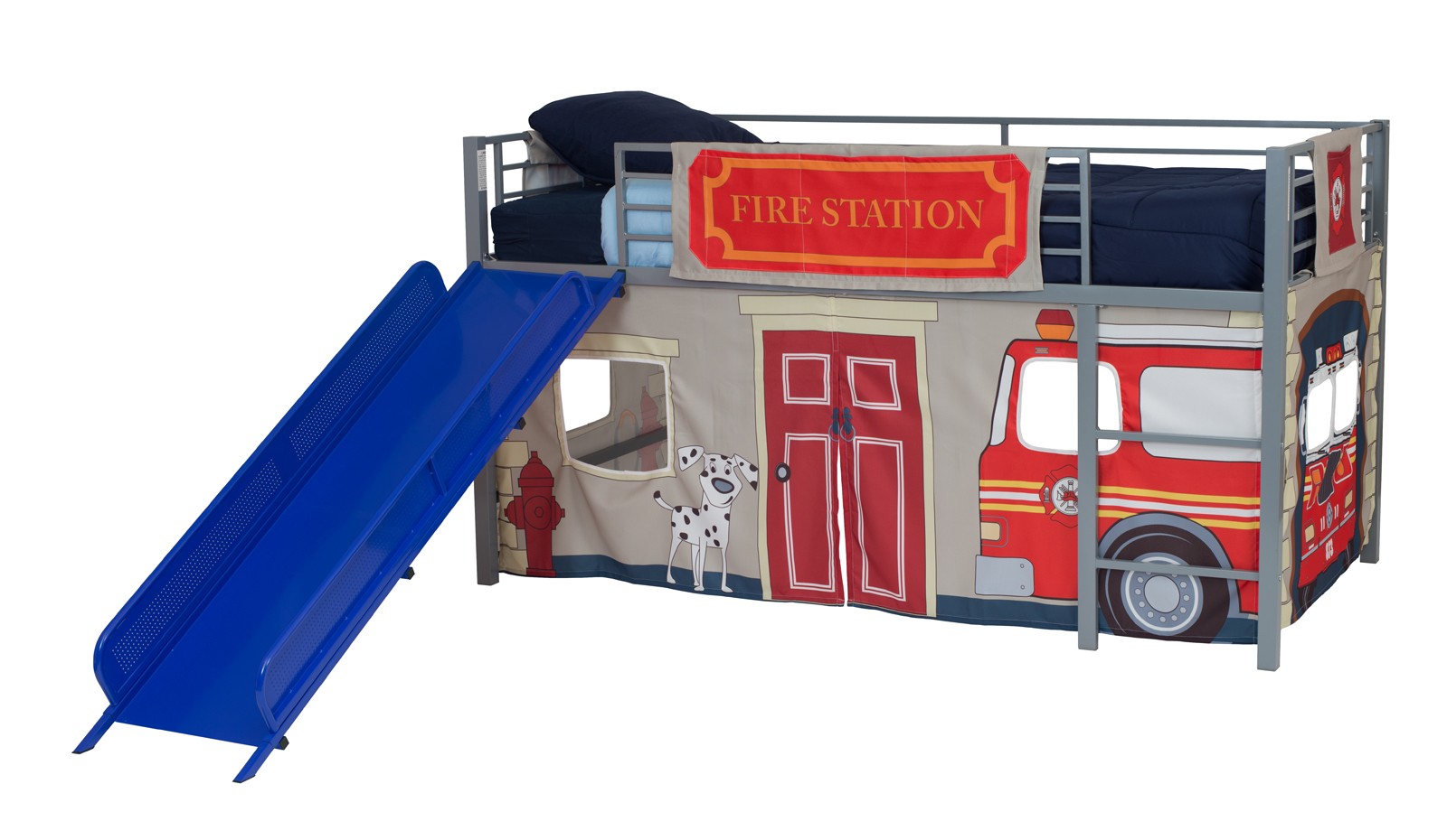 DHP Fire Department Curtain Set for Junior Loft Bed - image 3 of 11