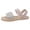 B Beige, variant on Wovix Women's Sandals Bling Rhinestone Dressy Platform Ankle Buckle Sandals Indoor Outdoor Shoes Gold 35