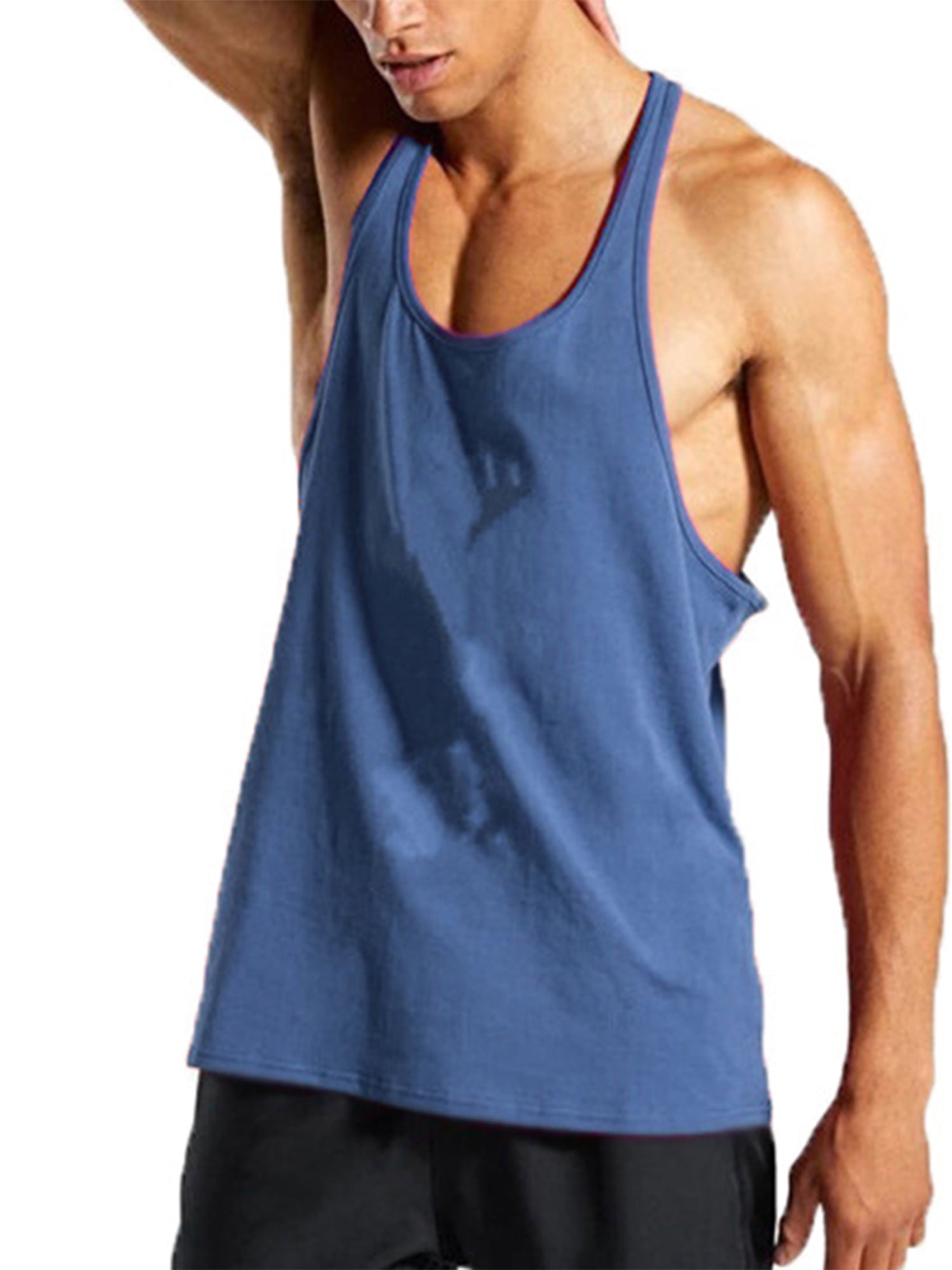 Frontwalk Men's Tank Top Muscle Casual Shirts Comfort Active Cotton
