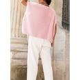 thumbnail image 4 of Michellecmm  Womens Knit Cardigan Solid Short Sleeve V-Neck Button Sweaters, 4 of 8