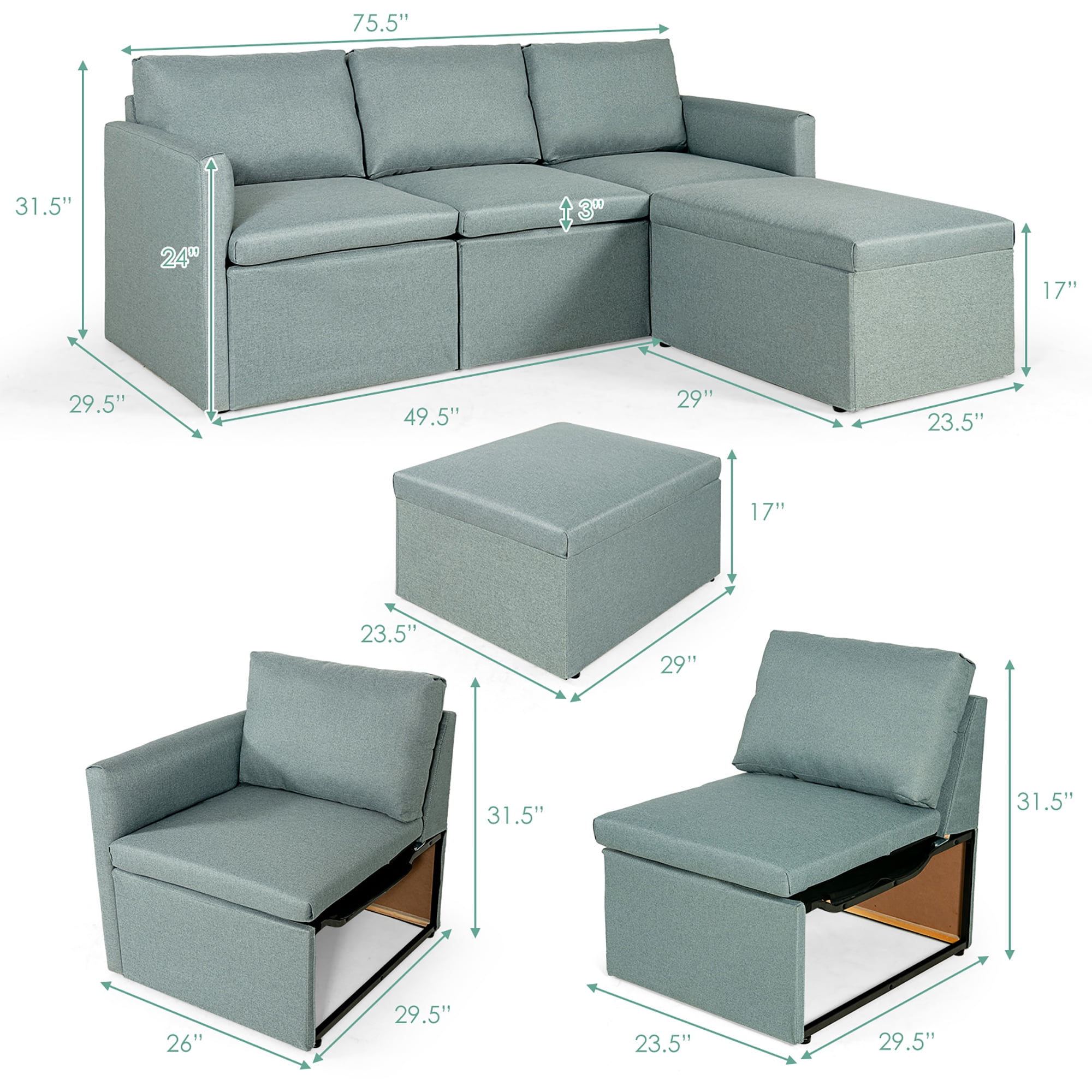 Argos home rattan effect reversible mini corner sofa clearance