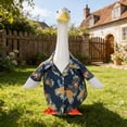 thumbnail image 3 of Porch Goose Outfit for 23" Goose Statue, Patio Yard Decoration, Weather Resistant Animal Statue Clothing(C), 3 of 6