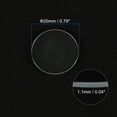 thumbnail image 2 of Uxcell 12pcs Watch Crystal Glass Lens, 20mm Flat Round Glasses Replacement Parts for Watchmaker Repair, Clear, 2 of 7