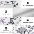 thumbnail image 6 of Outdoor Rug 3x5 ft Purple Leaves Outdoor Large Area Rug Non Slip Rubber Blue Leaf Branches Plants Front Door Mat RV Rug Camping Carpet Patio Outdoor Rugs for Backyard Balcony Deck Porch Indoor, 6 of 9