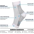 thumbnail image 3 of 3 pares de calcetines de compresión Comprex para el tobillo y la neuropatía, 3 of 7