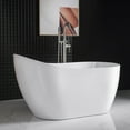 thumbnail image 3 of WOODBRIDGE 54" Freestanding Bathtub Contemporary Soaking Tub BTA1507-C, 3 of 8