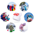 thumbnail image 5 of Toddler Hat， Winter Double Pom Pom Knitted Cap, 5 of 5