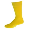 thumbnail image 6 of Sierra Socks Men's Crew Cotton Solid Vibrant Colorful Seamless Toe Socks 3 Pair Pack (Yellow/Red/Turquoise), 6 of 6