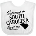 thumbnail image 3 of Inktastic Someone in South Carolina Loves Me Boys or Girls Baby Bib, 3 of 4