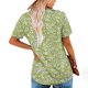 thumbnail image 4 of Camisetas de Manga Corta de Verano para Mujeres, Moda Impresa Falsa de Dos Piezas de Cuello Redondo para Uso Casual, Diario Y de Fiesta, 4 of 7