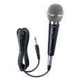 thumbnail image 1 of Micrófono dinámico M135 (patrón cardioide, conector jack de 3,52 mm, longitud de cable de 3 m, karaoke) negro oso de fresa Electrónica, 1 of 3