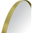 thumbnail image 7 of TEHOME 20x40" Gold Metal Framed Oval Capsule Bathroom Mirror, 7 of 7