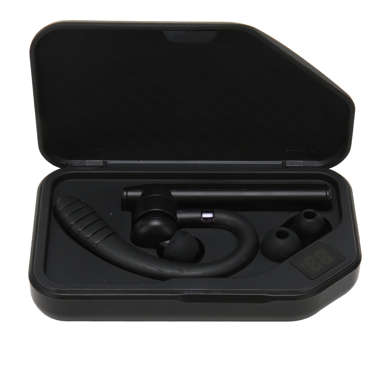 Wireless Bluetooth Earpiece Dual Microphone ENC Noise Reduction IPX7 Waterproof Hands Free Earphones for Business for Qualcomm 3020 (BT5.0)