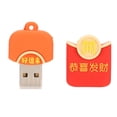 thumbnail image 3 of Disco U, unidad flash de PVC, unidad USB roja, disco U para coche, durabilidad extendida, 3 of 8