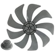 thumbnail image 1 of 14 Inch Floor Fan Table Fan Blade With Nut Cover Fan Blade Fan Accessories, 1 of 7