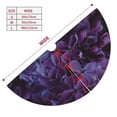 thumbnail image 3 of Yiaed Lilac Print Christmas Tree Skirt , Tree SkirtsTree Mat for Christmas Winter Holiday Indoor Decorations-48", 3 of 7
