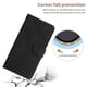 thumbnail image 4 of For Samsung Galaxy A56 Case Skin-Touch Lines PU Leather Flip Phone Cover - Black, 4 of 5