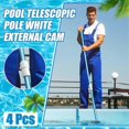 thumbnail image 5 of 4 Pcs Pool Telescopic Pole White External Cam Pool Pole Parts, 5 of 5