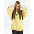 thumbnail image 5 of 2026 New Unisex Loose-fitting Fleece Hoodie - Bow Tie Long-sleeved Sweatshirt, 5 of 7