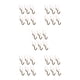 thumbnail image 1 of Cateissary Pack of 6 Bathroom Storage Hangers Removable Household Wall Holder Self-adhesive Hooks Organizer Plastic Organization Type2 NO2, 1 of 5