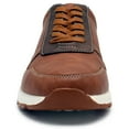 thumbnail image 4 of Aston Marc Men's Casual Court Shoe, Lightweight Lace-Up Sneakers with Cushioned Insole for Everyday Comfort and Versatile Wear - Tan, Size 8.5, 4 of 6