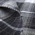 thumbnail image 6 of Moya Farmhouse Plaid, Handmade Rug, Blackand White, 4ft x 6ft Accent Rug, 6 of 6