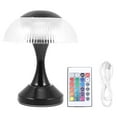 thumbnail image 1 of 1 juego de lámpara de mesa compacta con forma de hongo, lámpara de escritorio para dormitorio, lámpara táctil con carga USB, 1 of 6
