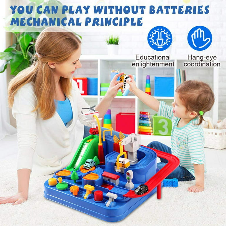 Toddler Busy Board - Busy Board for Toddlers 2-4-Toddler Travel Toys for  Car or Airplane - 5 in 1 Montessori Toys for 1 2 3 4 Year Old Boys Girls,–
