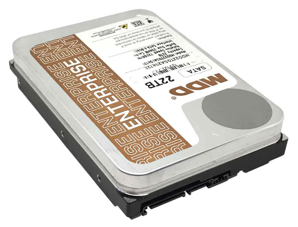 Restored MDD (MDD22TSATA25672E) 22TB 7200RPM 256MB Cache SATA 6.0Gb/s 3.5inch Internal Enterprise Hard Drive (Refurbished)