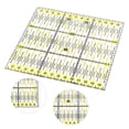 thumbnail image 2 of Sewing Rulers, Light And Thin Plastic Measure Quilting Tool Acrylic Ruler, For Home School, 2 of 8
