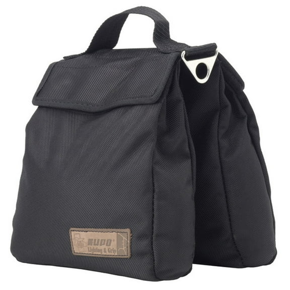 Kupo Empty 13.2 lbs Hook & Loop Refillable Sandbag, Black