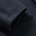 thumbnail image 5 of TFEOQRY Men's Jacket Coat Solid Color Zipper Outwear with Pockets Long Sleeved High Neck Overcoat Navy, 5 of 8