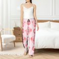 thumbnail image 4 of Balery Pigs Head And Donuts Pantalones de pijama para mujer, pijamas ultraligeros, pantalones de estar por casa-X-Large, 4 of 6