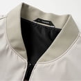 thumbnail image 4 of StSilkitty Mens Casual Jackets Zip up Solid Color Long Sleeve Fashion Jacket with Pockets Lightweight Soft Coat, 4 of 9