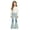 2-Light Blue, variant on LRen Girls Bell Bottom Pants Straight Leg High Waisted Bootcut Bell Bottoms with Pockets Crisscross Lace Up Flare Leg School Uniform Clothes for Tween Teen Girls Age 9-10 Years