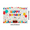 1A, variant on Colorful Happy Birthday Banner with Balloons Cupcakes and Cake Background Party Supplies for Birthday Party Decoration Photography Props Decorations