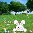 thumbnail image 2 of Easter Garden Decorations Easter Bunny Yard Stakes Sign Metal Bunny Egg Garden Stake for Outdoor Easter Holiday Home Yard Sign Decor c-D, 2 of 5