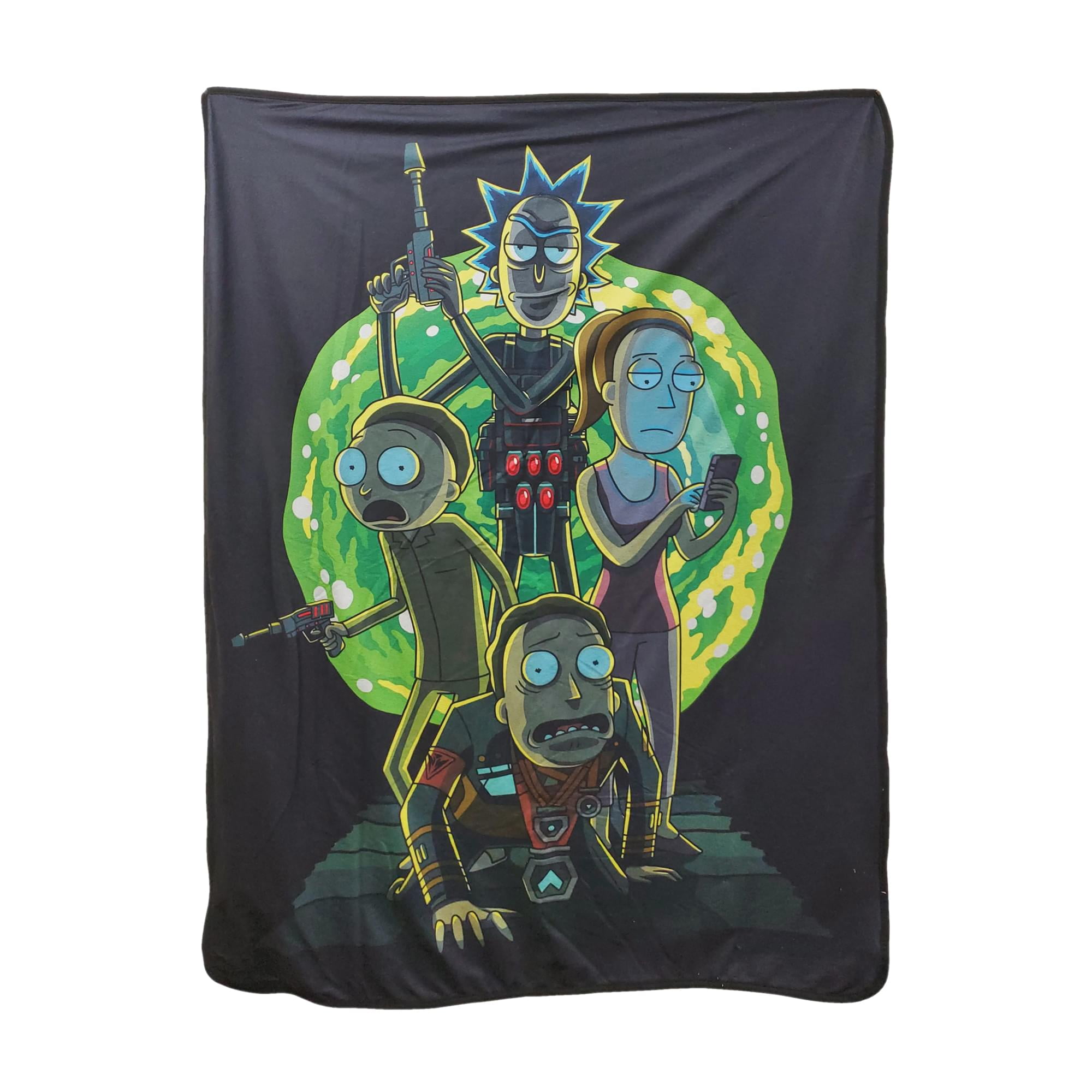 Rick and morty blanket hotsell