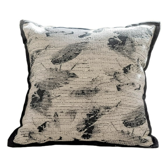 Hgallory Polyester Throw Pillow for Bed Sofa Couch, Household Throw Cushions Decorative Pillows for Indoor Outdoor, Modern Simple Style Home Decor for Living Room Bedroom, 18"x18", 1PC, A