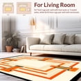 thumbnail image 2 of ODIKA 5'x7' Machine Washable Non-Slip Area Rug, Art Style with Bold Geometric Shapes and Classic Appeal High Traffic Rug, Beige, 217353, 2 of 5