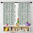 thumbnail image 5 of Blackout Kids Curtains,Gray Christmas Tree Pattern Childrens Insulated Curtains Set Of 2,Bedroom Essentials,Toddler Room Decor 42"x54", 5 of 5