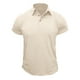 thumbnail image 2 of pstuiky camiseta de hombre, Camiseta de manga corta para hombre, estilo informal, lisa, con cuello vuelto y botones camisas casuales para hombre xxl, 2 of 4