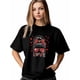 thumbnail image 1 of Camiseta de mujer, camisetas de manga corta, tops casuales, camiseta de cuello redondo con lazo para el Día de San Valentín para mujer, 1 of 8