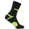 thumbnail image 5 of RANDY SUN Mens Waterproof Hiking Socks Warm Skiing Breathable Moisture Control Socks Waders for Men 1 Pair Large Black- Green, 5 of 7