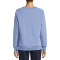 thumbnail image 3 of Athletic Works Women's Fleece Crewneck Sweatshirt, Sizes XS-XXXL, 3 of 5