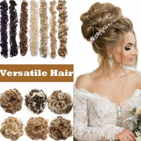 S Noilite Synthetic Hair Bun Extensions Messy Hair Scrunchies Hair
