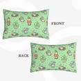 thumbnail image 2 of Fuzoiu Spring Gnome Print Fuzzy Pillowcases, Super Soft Pillow Case Cover with Zipper for Bedroom, Sofa, Couch,Cozy Pillow Shams for All Seasons-20"x30", 2 of 6